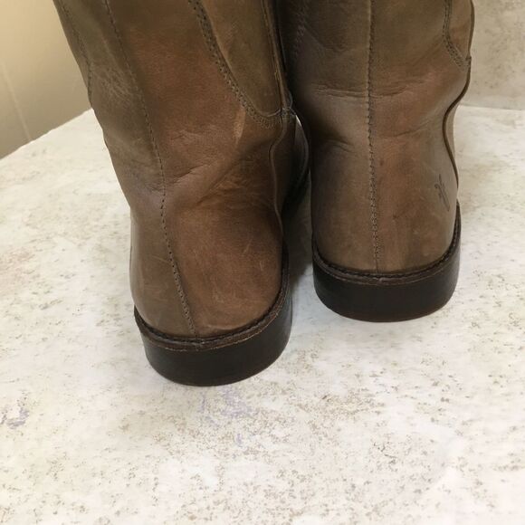 FRYE LEATHER PAIGE TALL RIDING BOOTS - Picture 13 of 14